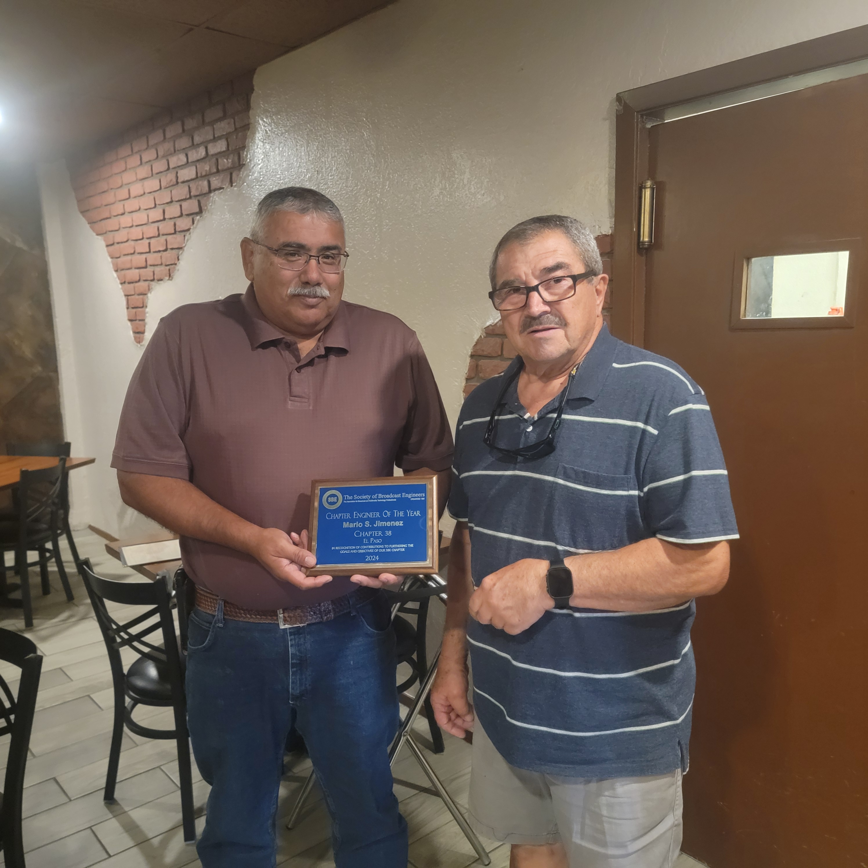 SBE38 Mario Jimenez Engineer Of the Year 2024